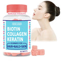 OEM/ODM Private Label Factory Supply Biotin Collagen Keratin Gummy Support Hair Nails Skin for All Beauty