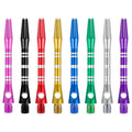 41+5 mm Medium Slim 2BA Sliver Lines Professional Dart Stems Accessory Aluminium Dart Shafts