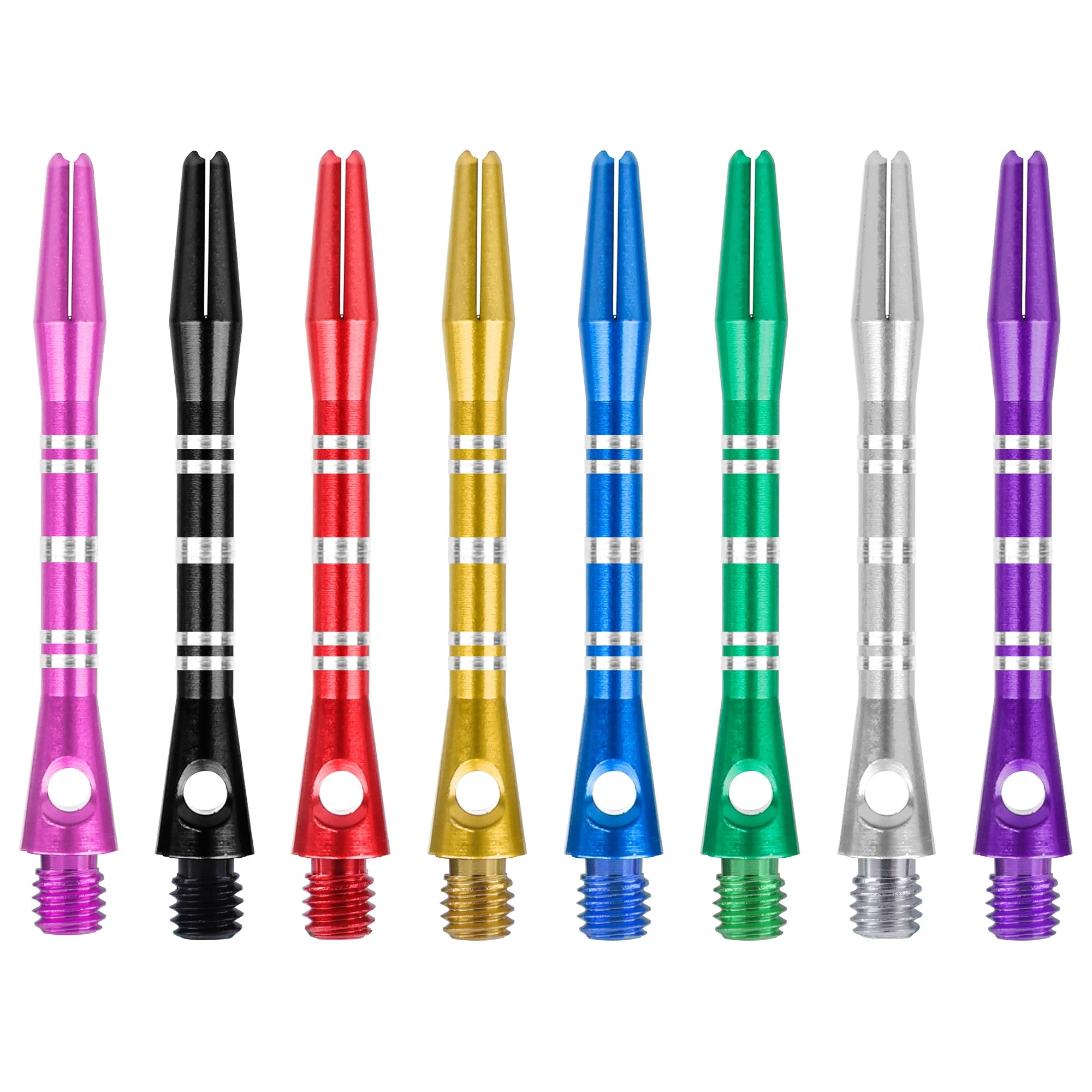 41+5 mm Medium Slim 2BA Sliver Lines Professional Dart Stems Accessory Aluminium Dart Shafts