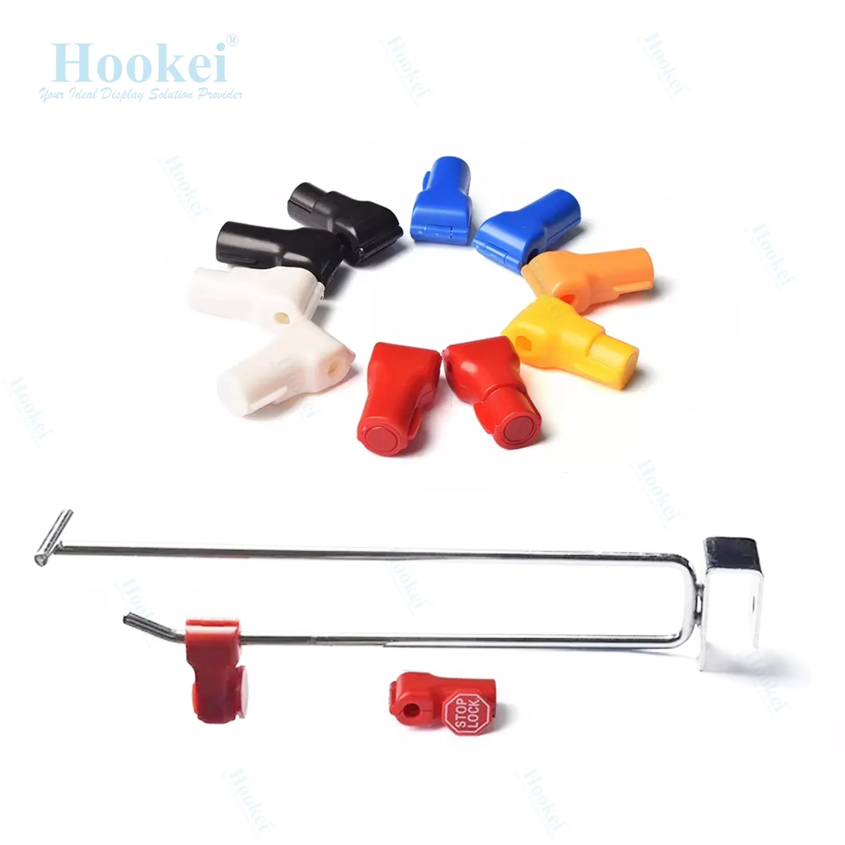 Anti Theft Retail Display Anti-Sweep Security Pegboard Peg Hook Lock