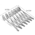 Adjustable 3/5/7 Wheel Stainless Steel Disposable Silicone Pizza Dough Pasta Rocker Cutter Dishwasher Safe