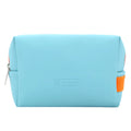New Listing PU Makeup Zipper Gift Bag Custom Waterproof Toiletry Bag with Embossed Logo Vegan Leather Cosmetic Bag for Girls Eco