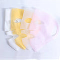 OEM Private Label Chemical Ingredients Skin Beauty Face Mask Anti-Wrinkles Firming Reusable Food Grade Silicone Sheet Pink+White
