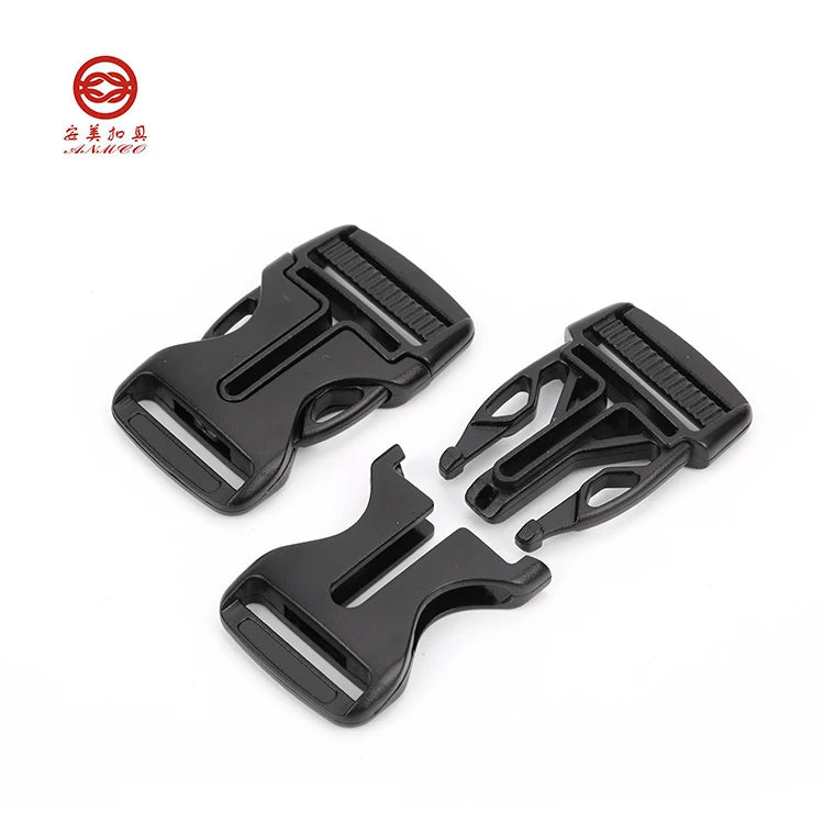 Adjustable Lock POM Plastic Side Release Buckle for Luggage and Bags Anmco AM-BK0024