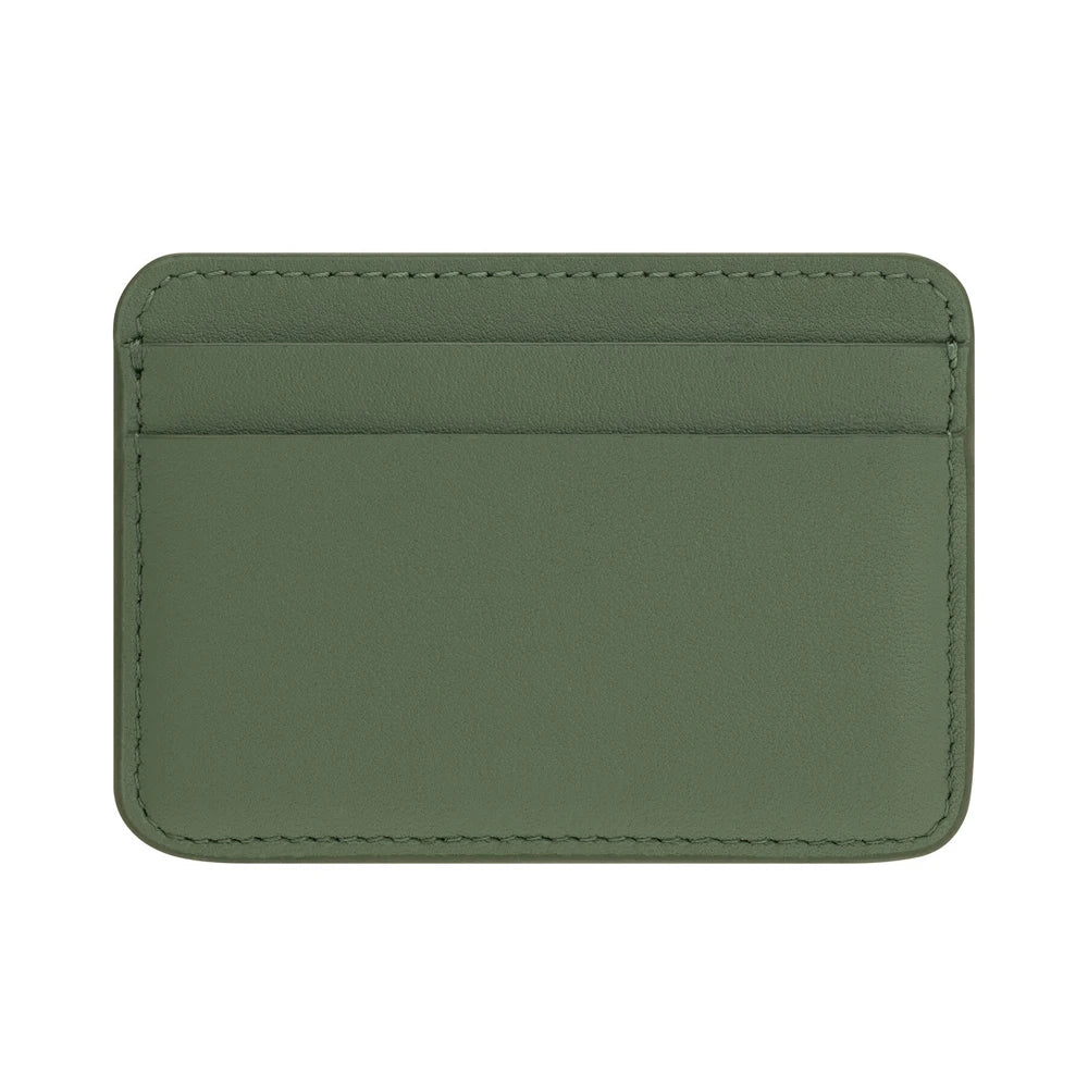 Wholesale Luxury Custom Logo Printing RFID Blocking No Closure Short Slim Front Pocket Genuine Leather ID Credit Card Holder