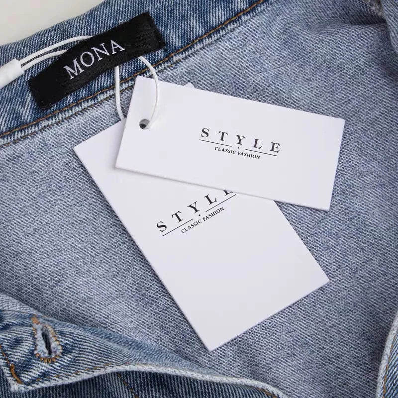 Custom Special Texture Cardboard Swing Tags Luxury Printing logo Price Tag Swing Tag with Logo Name Brand Tags