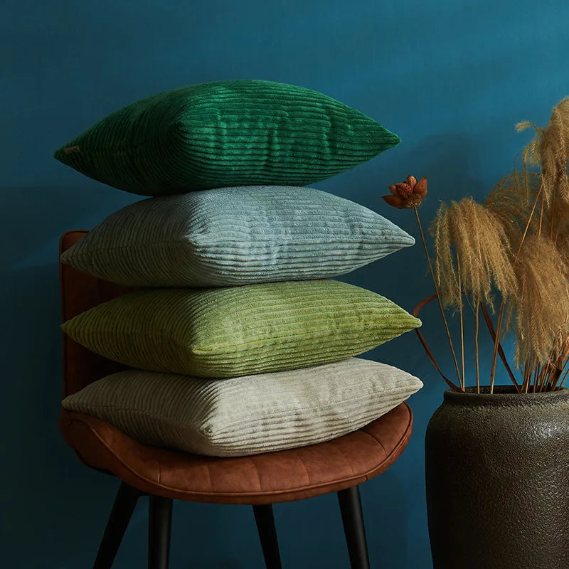 Corduroy 18X18 Cover Luxury Cushions Outdoor Cojines Bordados for Sofa Cushion Pillow