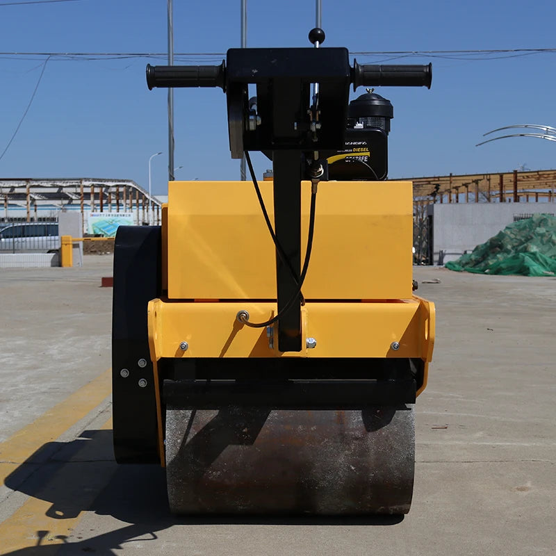 Mini Walk Behind Vibratory Road Roller Compactor Machine for Sale