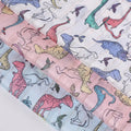 Factory Hot Sale Spring and Summer New Gold Silk Chiffon Animal Printed Fabric for Dress OEM