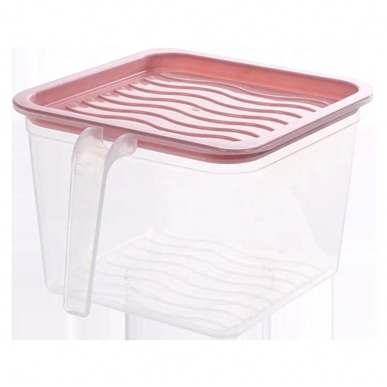 Sealed Refrigerator Storage Fresh-keeping Home Storage Multi-purpose Fresh-keeping Box With Handle Food Storage Box