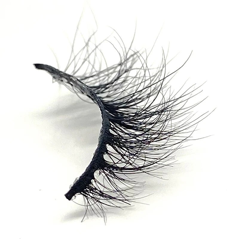 Top Selling Products Natural Luxury Handmade Fluffy 3D Mink Eyelashes Custom logo False Eyelash Packaging Box