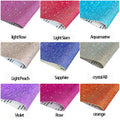 Fast Delivery Crystal 40*24cm Self-Adhesive Crystal Rhinestone Sheet With Diamond Ribbon for Decoration