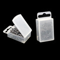 Selco High Carbon Mustad Steel Black Transparent Box Lake River 100Pcs Barbed Hook High Hardness Carp Fishing Hook Set
