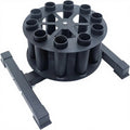 Metal Vertical Swivel Barbell Holder - Holds 10 Barbells Heavy Duty Home Gym Storage Stand Fitness Organizer