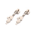 New Arrival Nickle 50mm Puller Zipper Metal Zipper Sliders Pulls Bag Accessories
