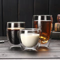 2023 Wholesale Double Wall Glass Coffee Cup for Parties