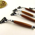 Hot Sale Eco-friendly Men Personal Face Shave sharp Blade Bamboo Double Edge Safety razor