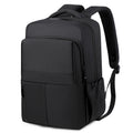 Travel Business Backpack Large Capacity Laptop Computer Bag with USB Charging Port Waterproof Oxford Unisex Black
