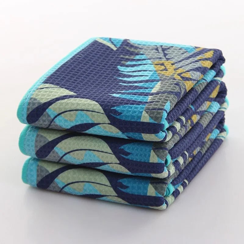 Wholesale Tie Dye Non Slip Recycled Hawaiian Microfiber Beach Hot Yoga Towel With Corner Pocket