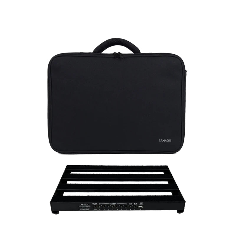 Black Music Multi-Effect Processor Rack Cases Electric Guitar Amps & Pedal Board Bag Power & Instrument Case for Gigging