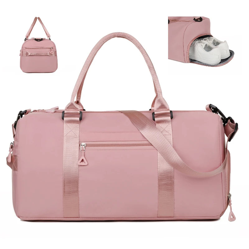 New Design Sports and Fitness Wet and Dry Duffel Bag Waterproof Gym Travel Sports Bag for Women Men With Shoe Compartment