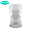 Women Bikers Vest Men Cycling Base Layer Seamless Mesh Compression Sleeveless Shirt for Running Exercise Winter Sports Hiking