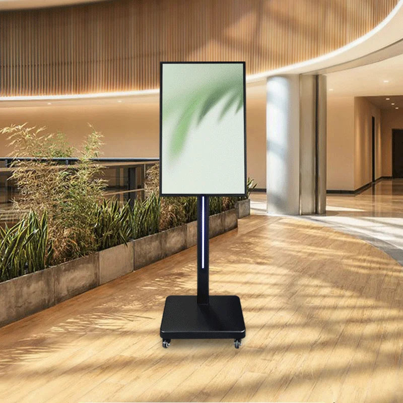 For 32 Inch Floor Standing LCD Advertising Display Screen with Touchscreen for Retail Store Elevator Shopping Mall Indoor