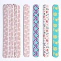 180/180 Printing Nail File Nail Polish Rub Strip Manicure Tool Double-sided Printing Flower Nail File