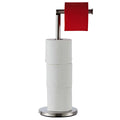 Free Standing Modern Brushed Stainless Steel Rustproof Bathroom Toilet Paper Stand