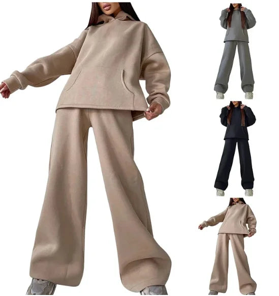 Women Pants Sets Hoodies Sweatsuit Long Sleeve Hooded Sweatpants 2 Piece Sets Elegant Suits for Women Sport Outdoor Clothes