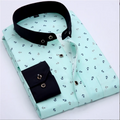 Wholesale Factory Price Men's Business Casual Long Sleeve Plaid Shirt