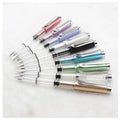 Medium Fine Copperplate Gold-Tipped Fountain Pen Transparent Plastic Gift Box School Students Finance 1pc/OEM with 1pc/opp Bag