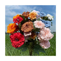New 6 Head Artificial Gerbera Flowers  Chrysanthemum Arrangements  Flower Bouquet for Wedding Decoration
