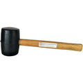 Chevalierous OEM Industrial Rubber Mallet Hammer Wooden Handle Black Rubber Head DIY Roofing Hammer 1 Year Warranty Pop Bag