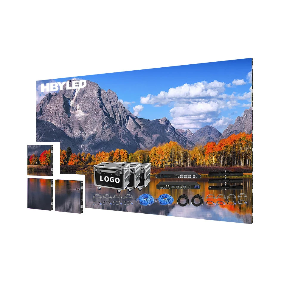 HBONY P3 P3.91 Led Wall Indoor Outdoor Led Wall Panel Led Display Rental Screen Stage Led Advertising Screen for Concert
