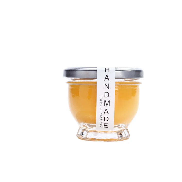 L Wholesale Cheap Price 75ml 100ml Clear Empty Bird's Nest Mini Glass Jam Jar