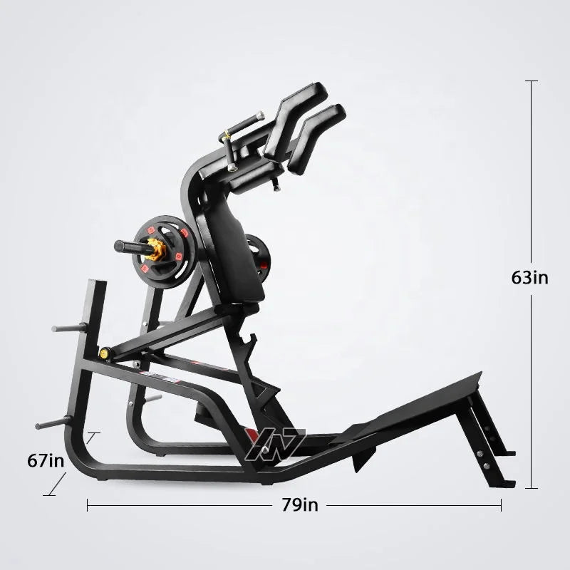 Hot Sale Gym Equipment Plate Loaded Leg Press Hack Super Squat With CE