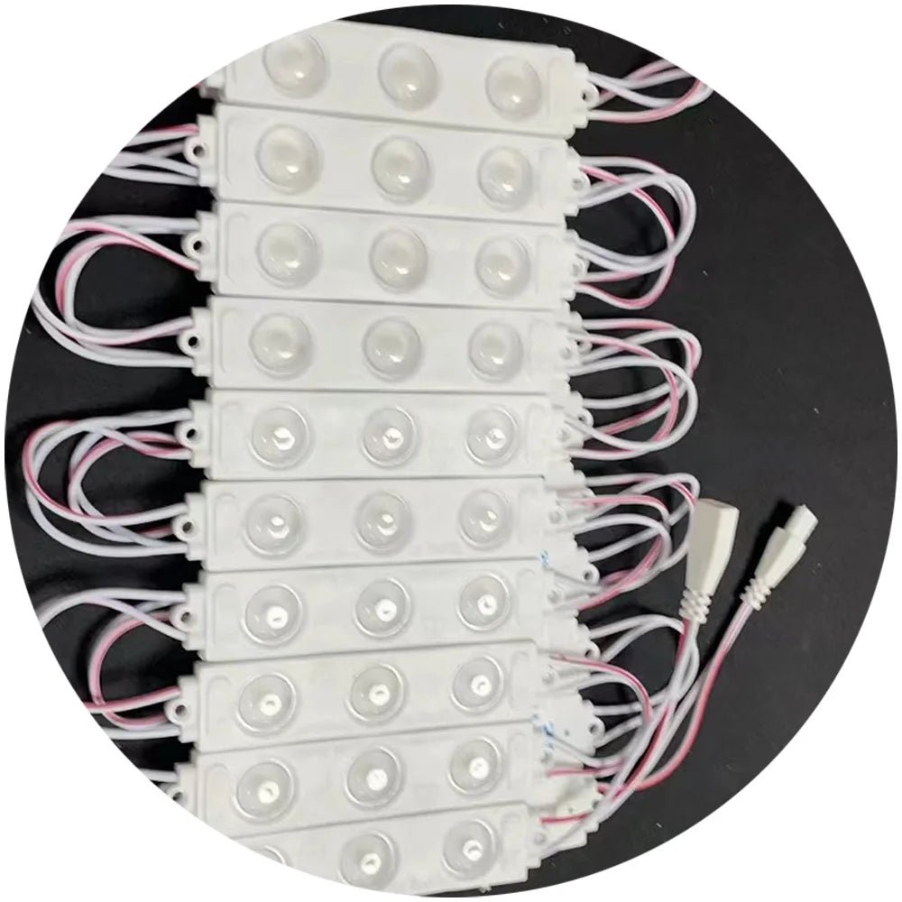 AC 110V 220V High Power Super Brightness 200LM 3 LED Waterproof IP65  Injection SMD 2835 1.5W 220V Led Module