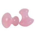 Huiying Hot selling rose quartz gua sha stone pink carved gua sha mushroom