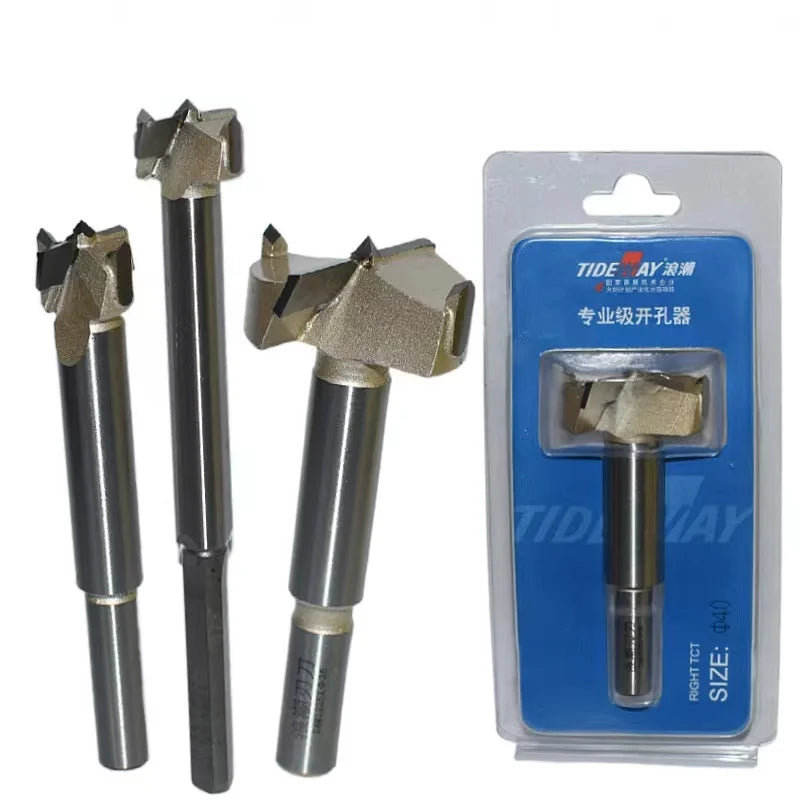 Tideway Professional Grade TCT Hole Saw Bench and Electric Drill Bit Wood Hinge Hole Drill