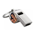 Qualisub Metal Keychain Sublimation Whistle Keychains Blanks in Custom Printing