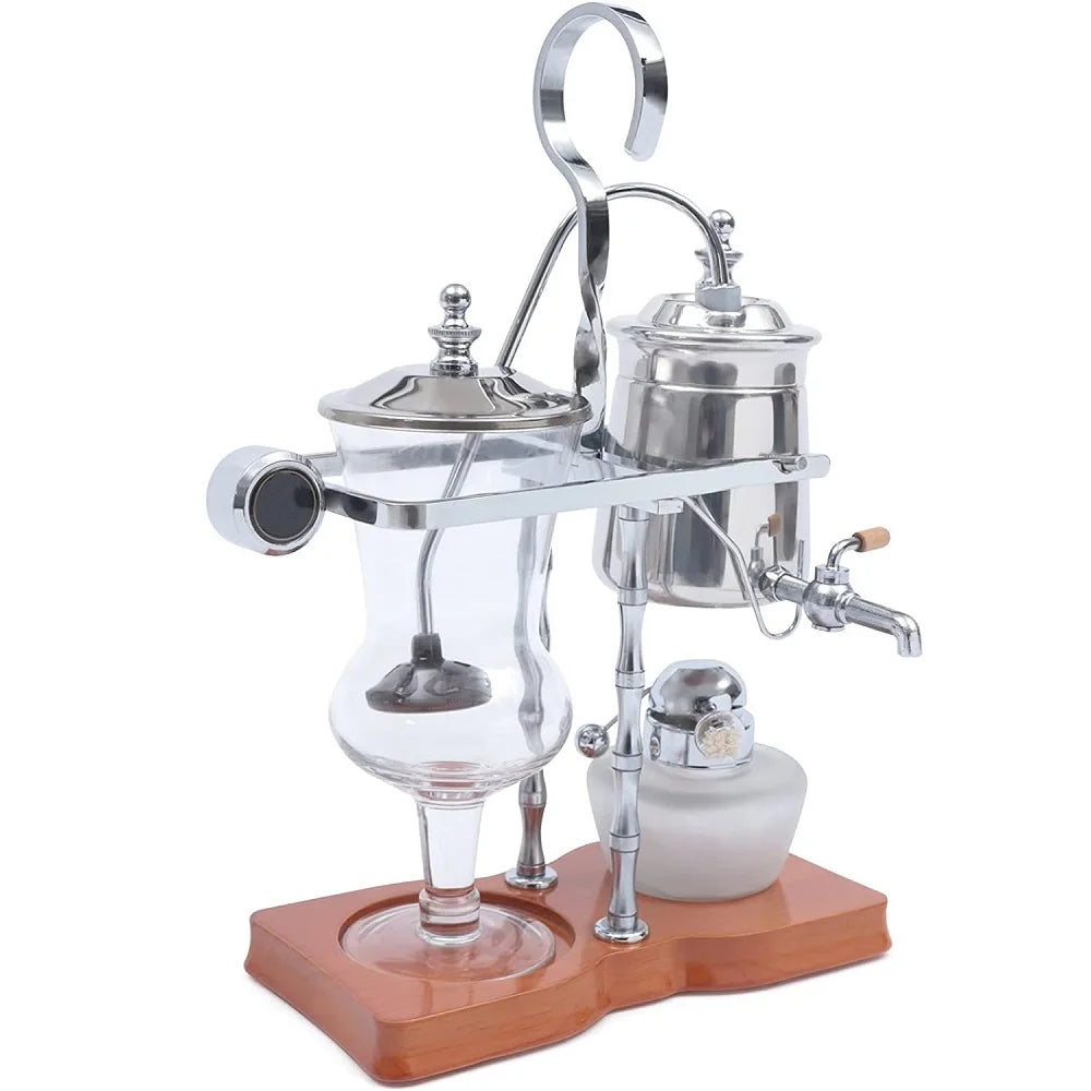 Vintage Belgian Belgium Luxury Royal Family Balance Syphon Coffee Maker Elegant Design Retro-Style Siphon Brewer