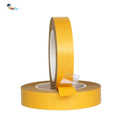 2- Recyclable Heat Resistant Thin Clear Transparent Polyester PET Film Base Yellow Release Liner Double Sided Self Adhesive Tape