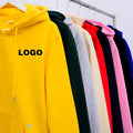 YinQu Wholesale Casual Cotton Lined Autumn Tracksuit Unisex Long Sleeve Custom Hoodie and Sweatpants Set Knitted Hooded Collar