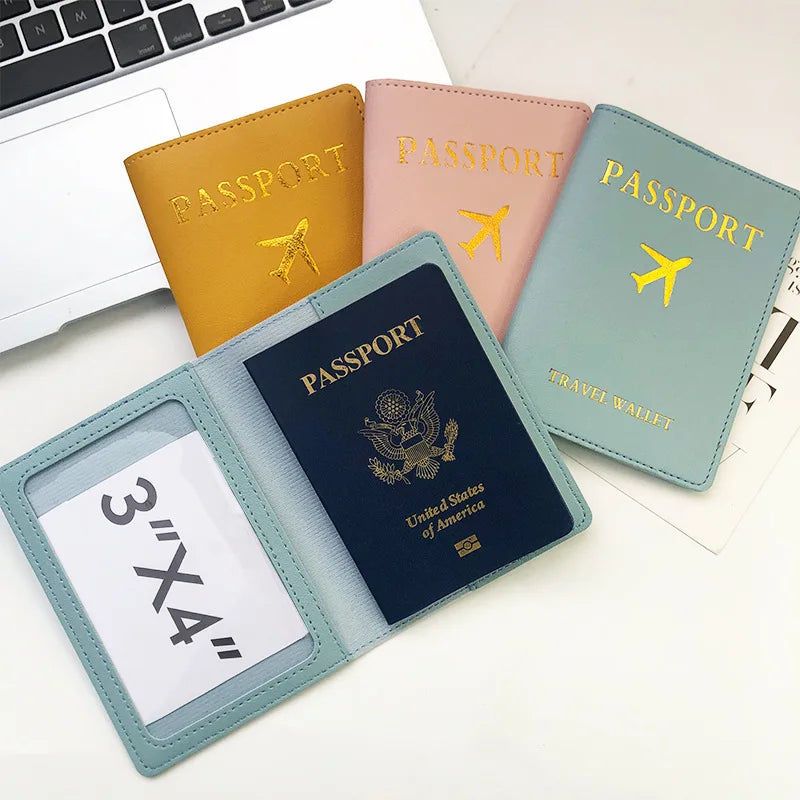 Wholesale Custom Luxury Passport Cover Travel Wallet Wedding Passport Covers Holder With Closure Wedding Gift