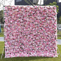 Wholesale Promotional Floral Silk Flower Wall Panels Artificial Flower Backdrop for Weddings and Valentine's Day Celebrations