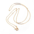 Dainty Chain Match Pendant Only 14K Gold Plated Over 925 Sterling Silver Chain Necklace