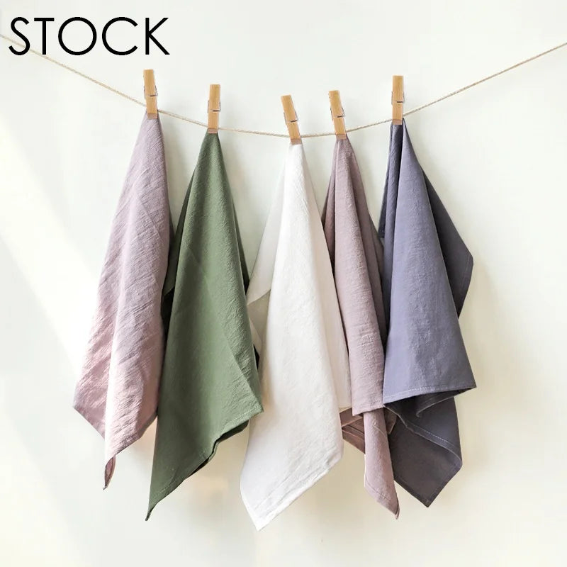 Custom Printed 100% Cotton Woven Square Flour Sack Kitchen Towel All-Purpose Eco-Friendly Home Use Christmas Celebrations