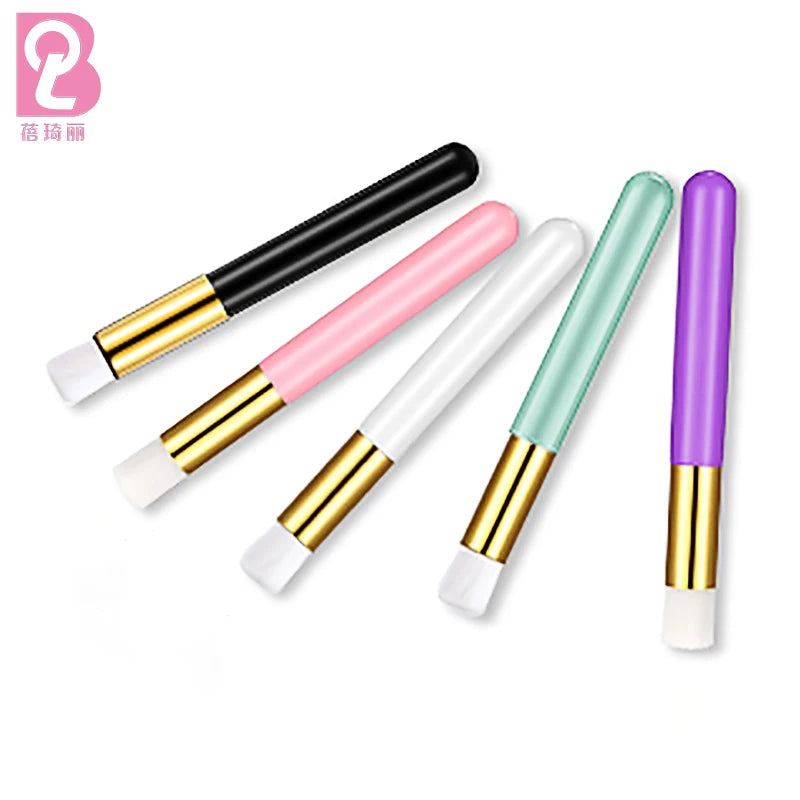 Beiqili Custom Logo Soft Eyelash Cleansing Brush for Mascara Nose Lash Shampoo Wholesale Makeup Tools Cleaner