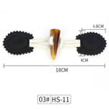 Hot Sale Custom Leather Toggle Buttons Clothes Coats Horn Toggles Buttons